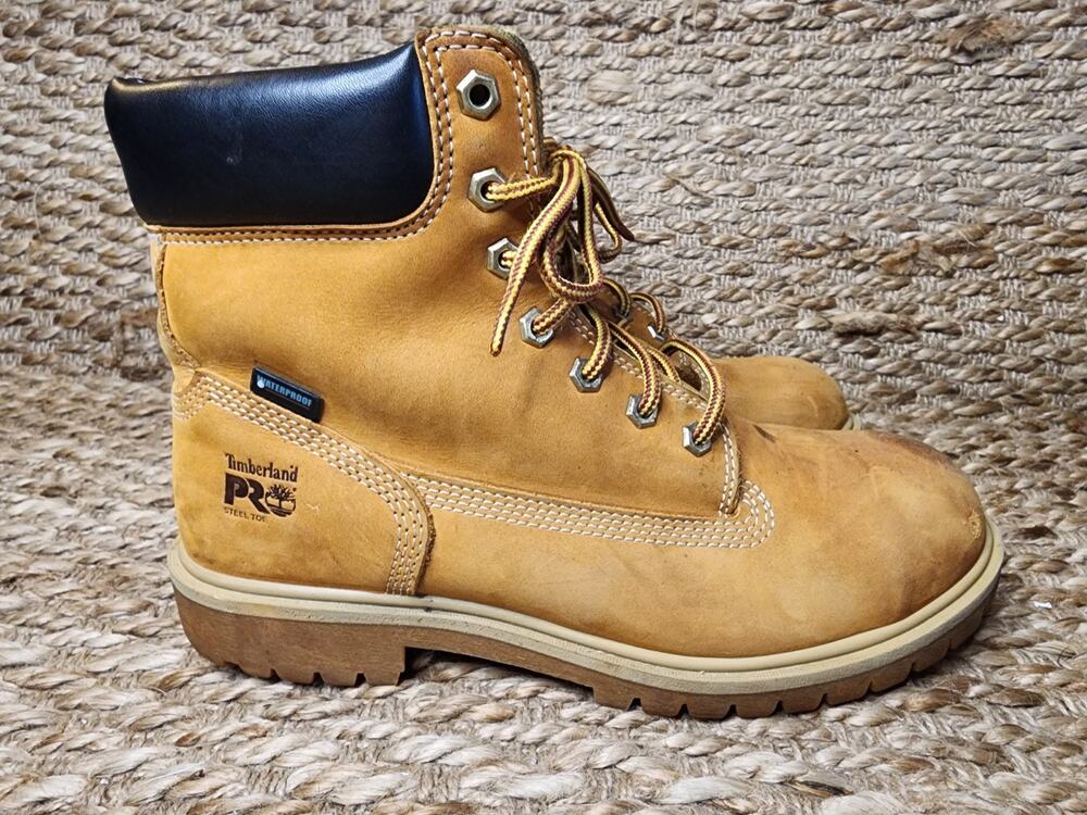 Timberland PRO Women's 10 Steel-Toe Work Boots Waterproof Thermolite